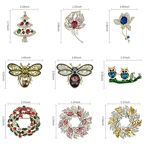 Brooches For Women - Women's Flower Designer Brooch Pins For Broches Costume Jewelry For Women Gift St Patrick's Day Holiday Jewelry Gift #TOP6