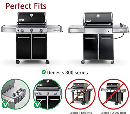 Qulimetal Stainless Steel Warming Rack For Weber Genesis 300 Series(2007-2016), Genesis E310, E320, E330, S310, S320, S330, Replacement For Weber 65054, 81323, 62749 #TOP2