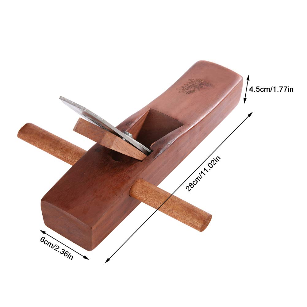 Joyzan Rabot à Main Petit Mini Manuel Pour Bois Une Main Avion De Menuiserie Outils Raboteuse en Charpentier Rabotage Compact Léger Réglable Manuellement Travail Précis Dégauchir Aplanir Raboter