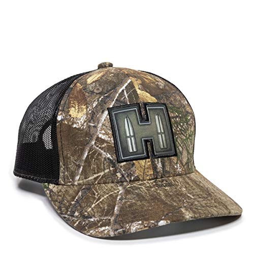 Outdoor Cap Realtree Edge/Black Mesh Back w/Hornady Label, HRN03A