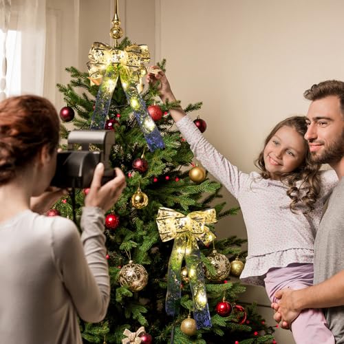 Arcos de cinta LED de Navidad Mudder con luces para decorar el árbol y guirnaldas 6