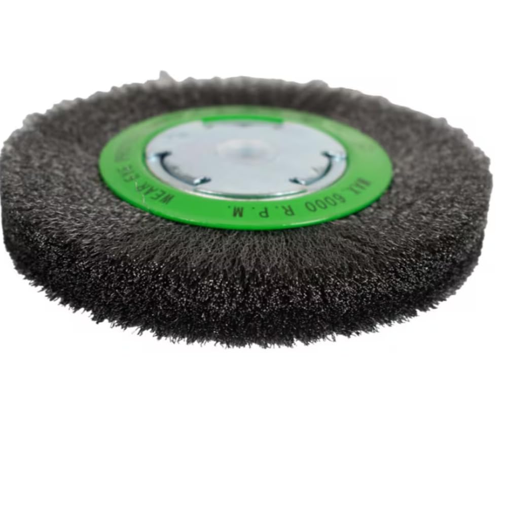 Forney 6-Inch Wire Bench Wheel Brush - Durable & Effective -3
