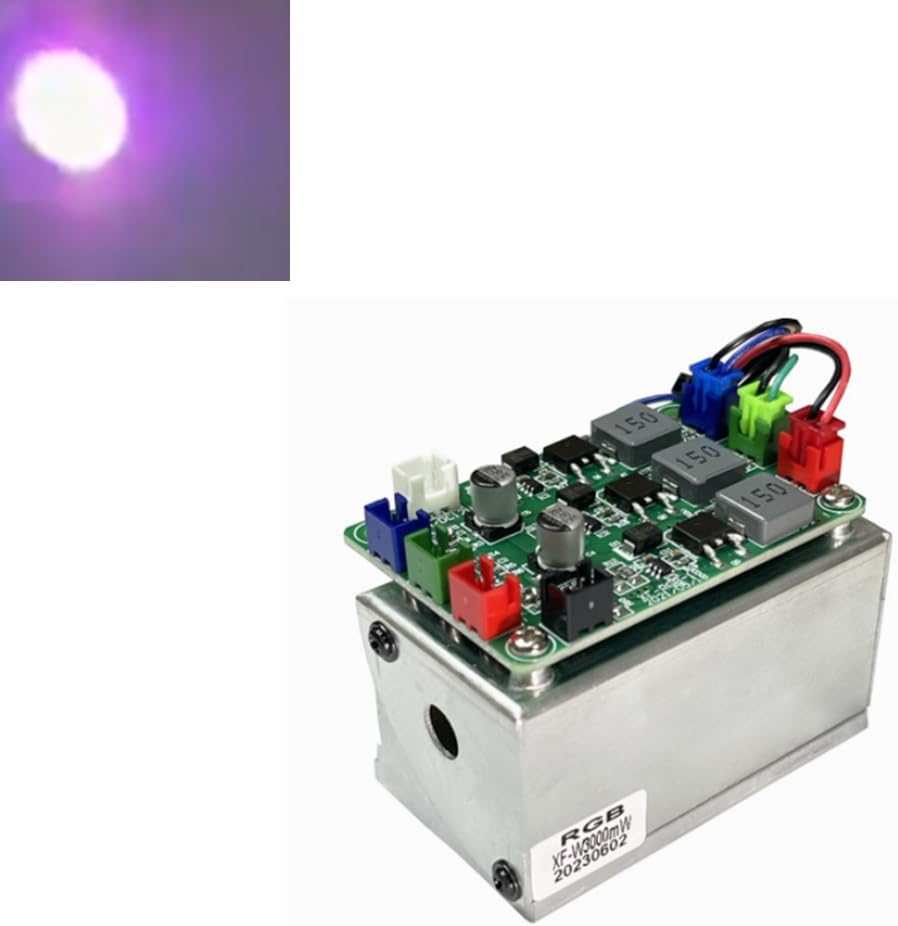 RGB-3000 638nm 520nm 450nm synthesis White Laser Module Stage Lamp Animation Light Source TTL