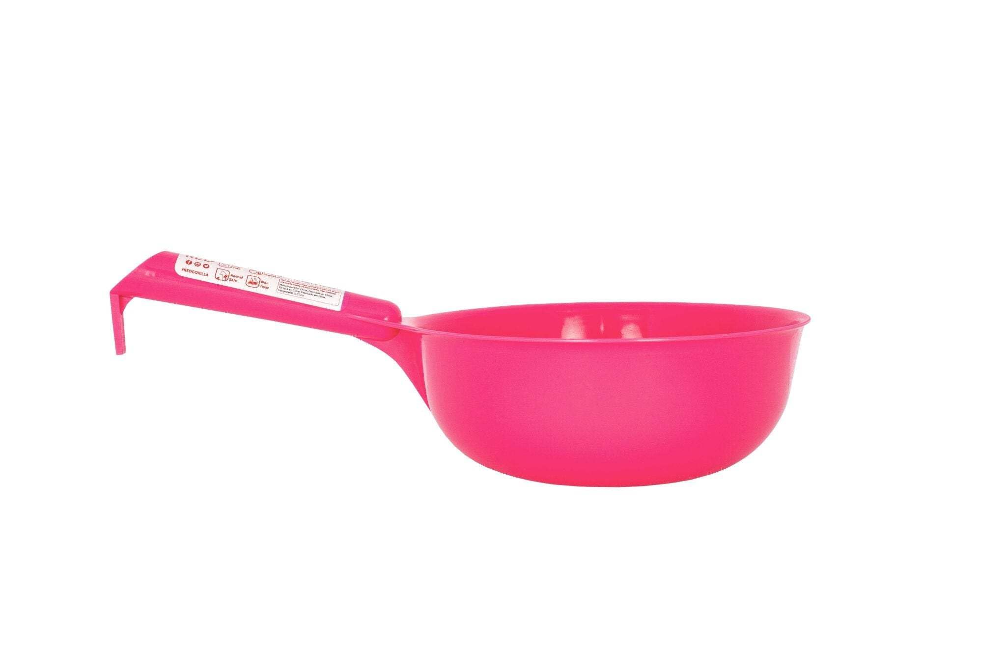 Red Gorilla Horse Feed Scoop (One Size) (Pink)
