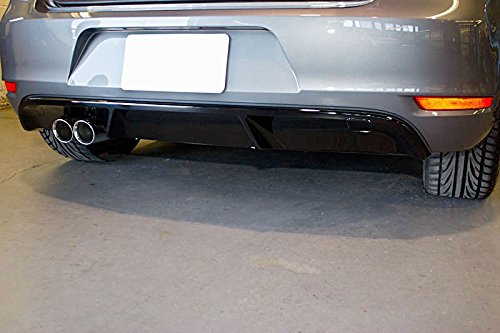 Diffuseur arrière compatible Golf 6 GTD finition spoiler mat
