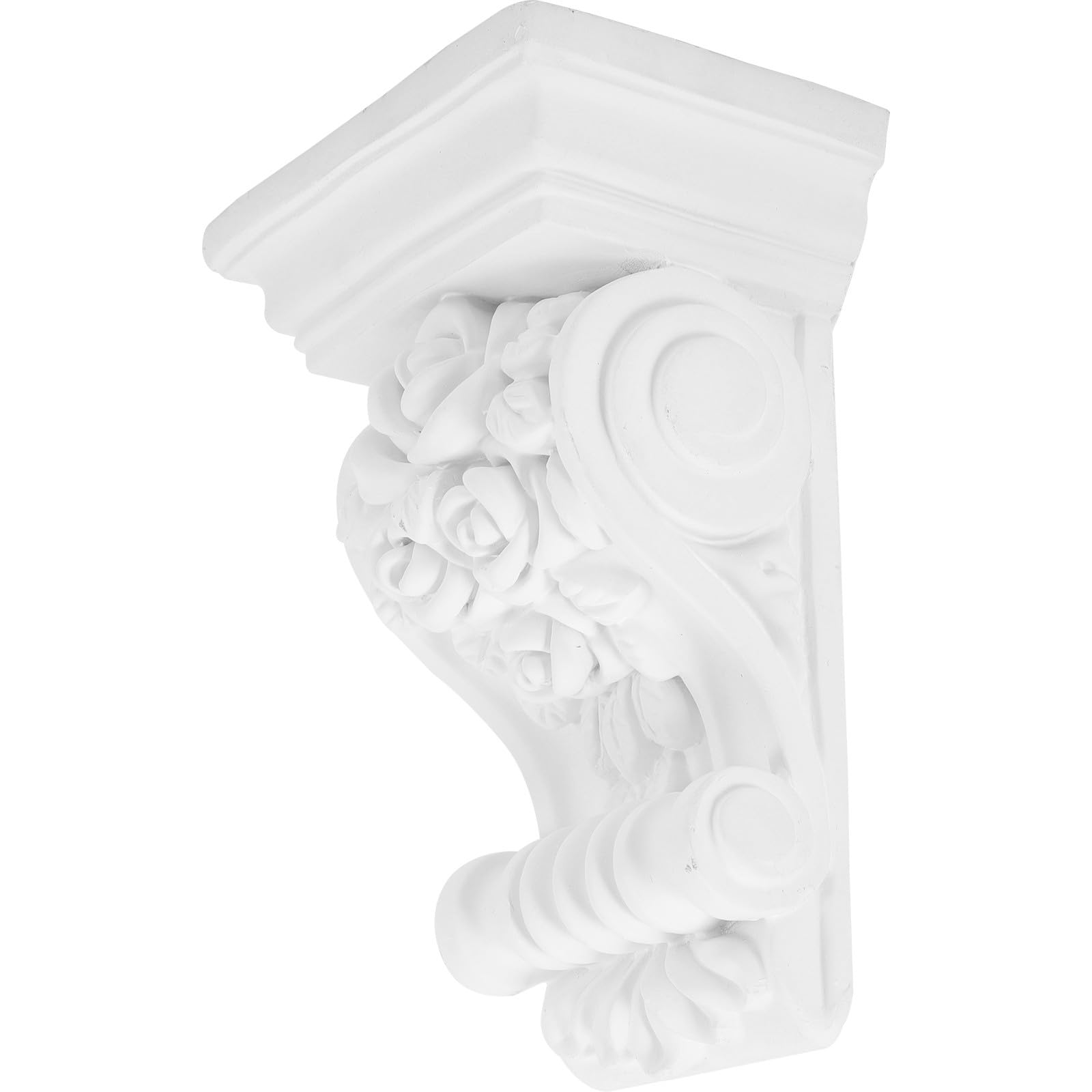 Ménsulas de Poliuretano Decorativas Europeas para Pared Diseño Tallado Estilo Europeo 10 CM de Ancho Ideales para Esquinas y Decoración Interior o Exterior