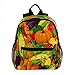Zaino da scuola leggero per bambini, con zucca, piselli, melanzane, con verdure, piccola borsa da viaggio per ragazzi e ragazze