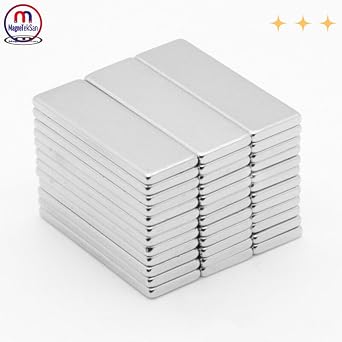 MNS Magneteksan Güçlü Neodyum Blok Mıknatıs - 30x10x2 mm (10'lu)