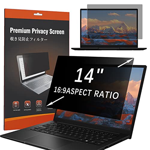 Filtro de privacidad de 14″ contra miradas indiscretas en tu portátil 16:9