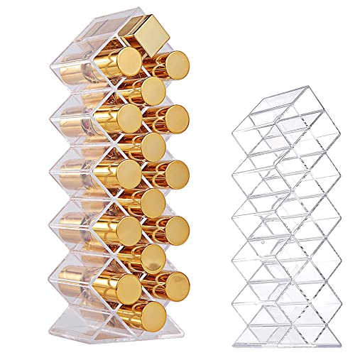 WUDZ Almacenamiento De Lápiz Labial, Pintalabios Organizador De Cosméticos, Organizador De Pintalabios, Organizador Maquillaje Barras Labios, Para Lápiz Labial, Cosmético, Brillo De Labios Cover