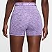 Nike Women's Pro 3” Spacedye Shorts (US, Alpha, Medium, Regular, Regular, Black Raspberry)