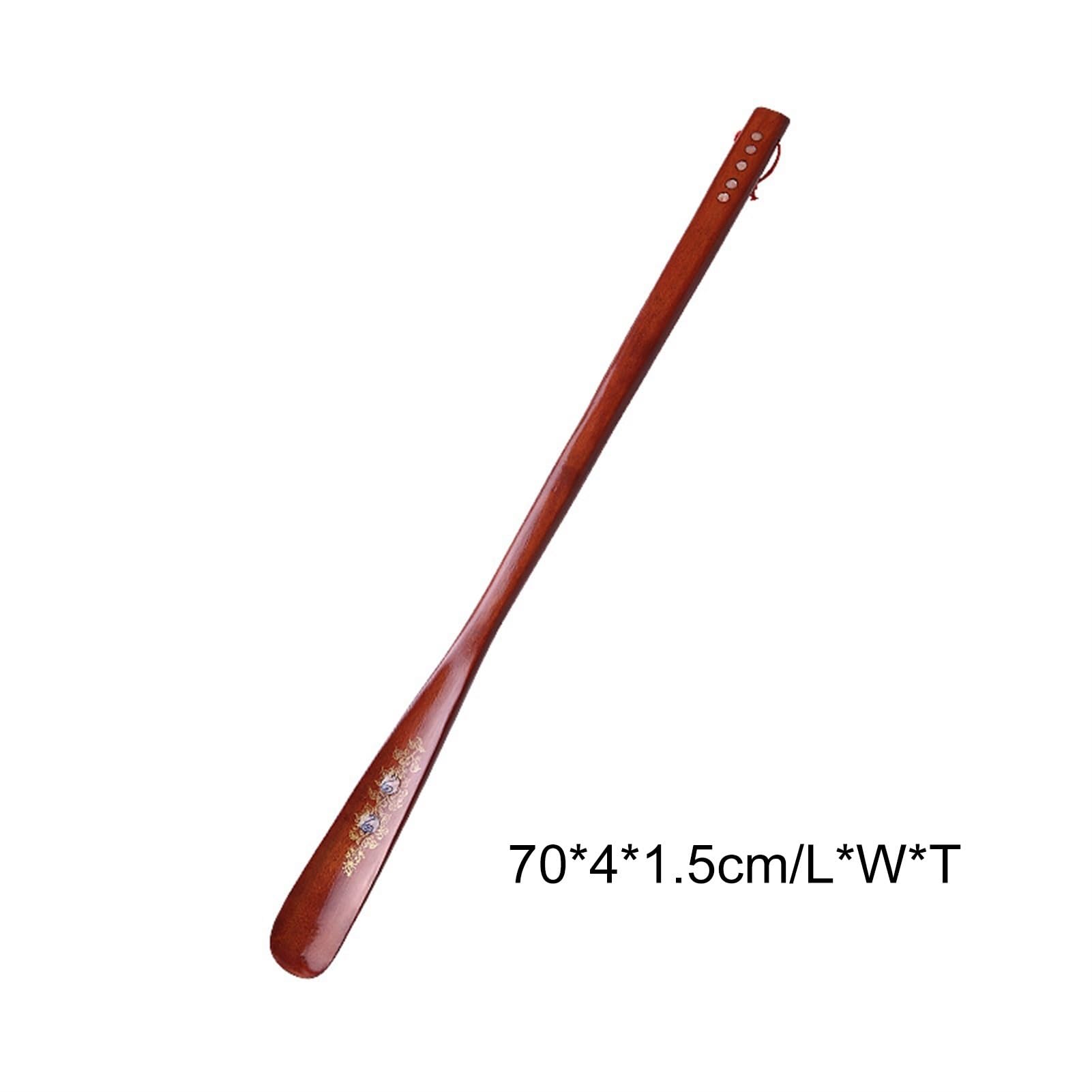 łyżka do butów, Długa łyżka do butów, drewniana, łatwa w noszeniu(55cm)
