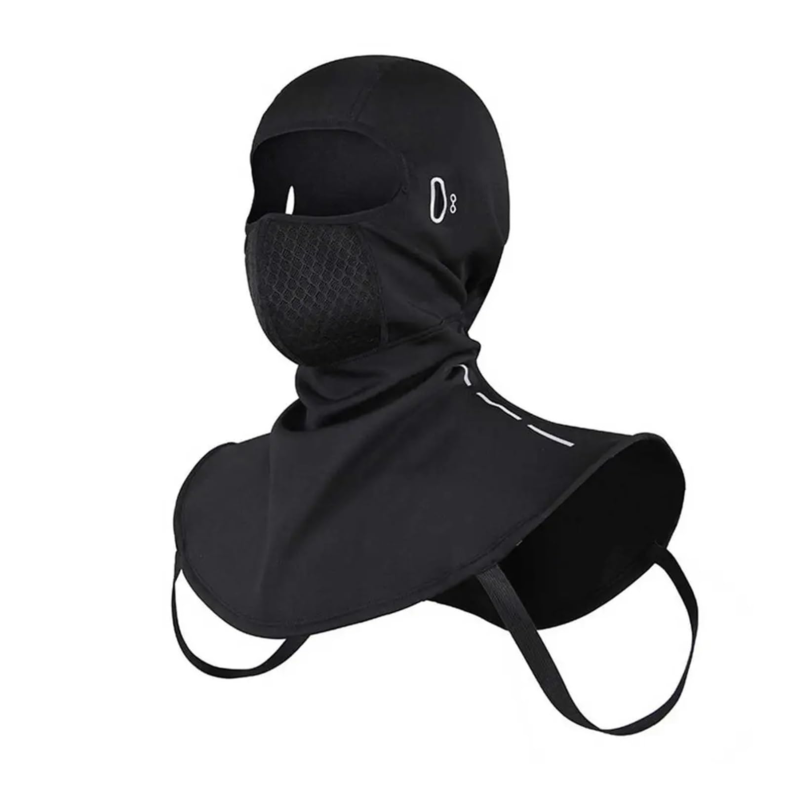Pasamontañas Pasamontañas de invierno, cubierta facial Unisex, máscaras de esquí a prueba de viento for clima frío, capucha de tela elástica, equipo de nieve for hombres y mujeres, calentador de cuell