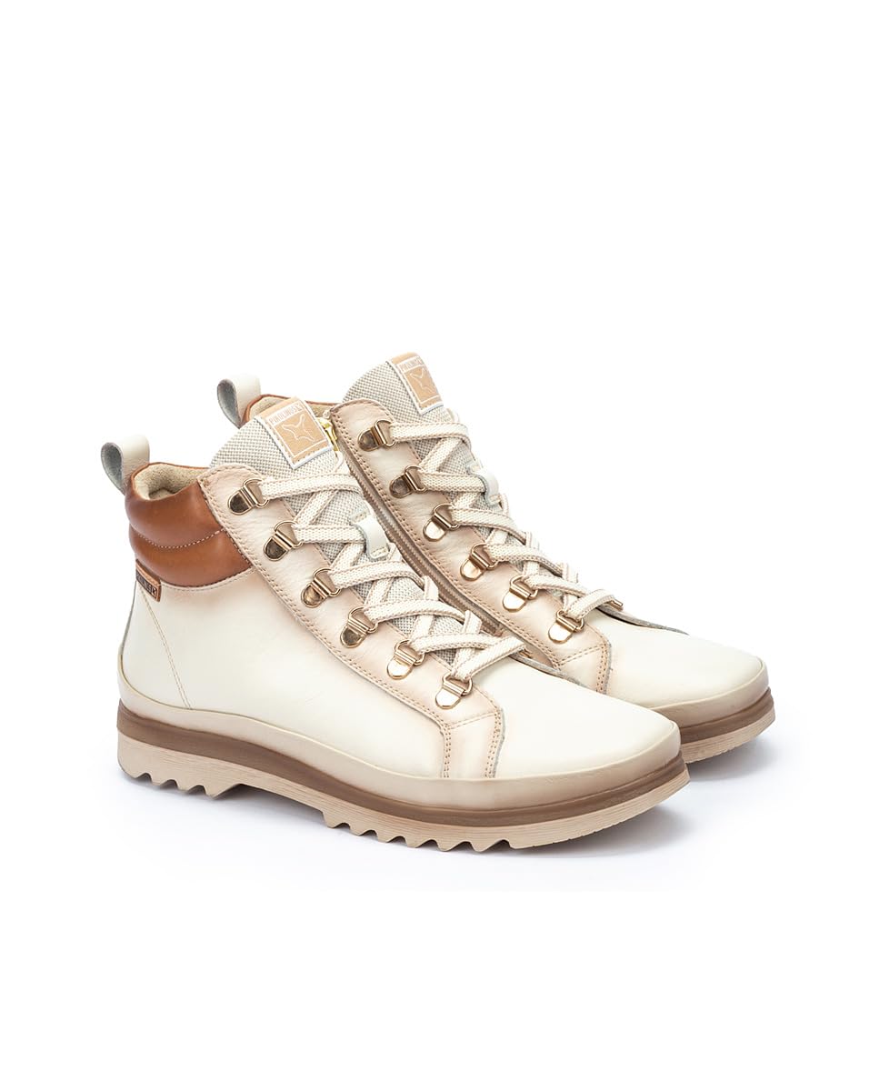 Pikolinos Vigo Baskets Femme | en Cuir | Semelle intérieure Amovible en Mousse mémoire | Pointures EU 35-42