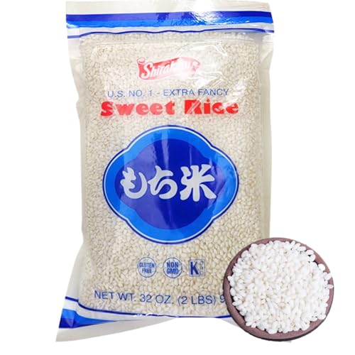 Sweet Rice Mochigome Extra Fancy Sticky Rice Glutinous Short Rice 2LB