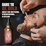 Viking Revolution Sandalwood Beard Oil for Men - Natural Mens Beard Oil with Argan Oil and Jojoba Oil - Beard Softener, Strengthens and Moisturizes - Beard Conditioner for Men (Sandalwood, 1 Pack) - Image 2