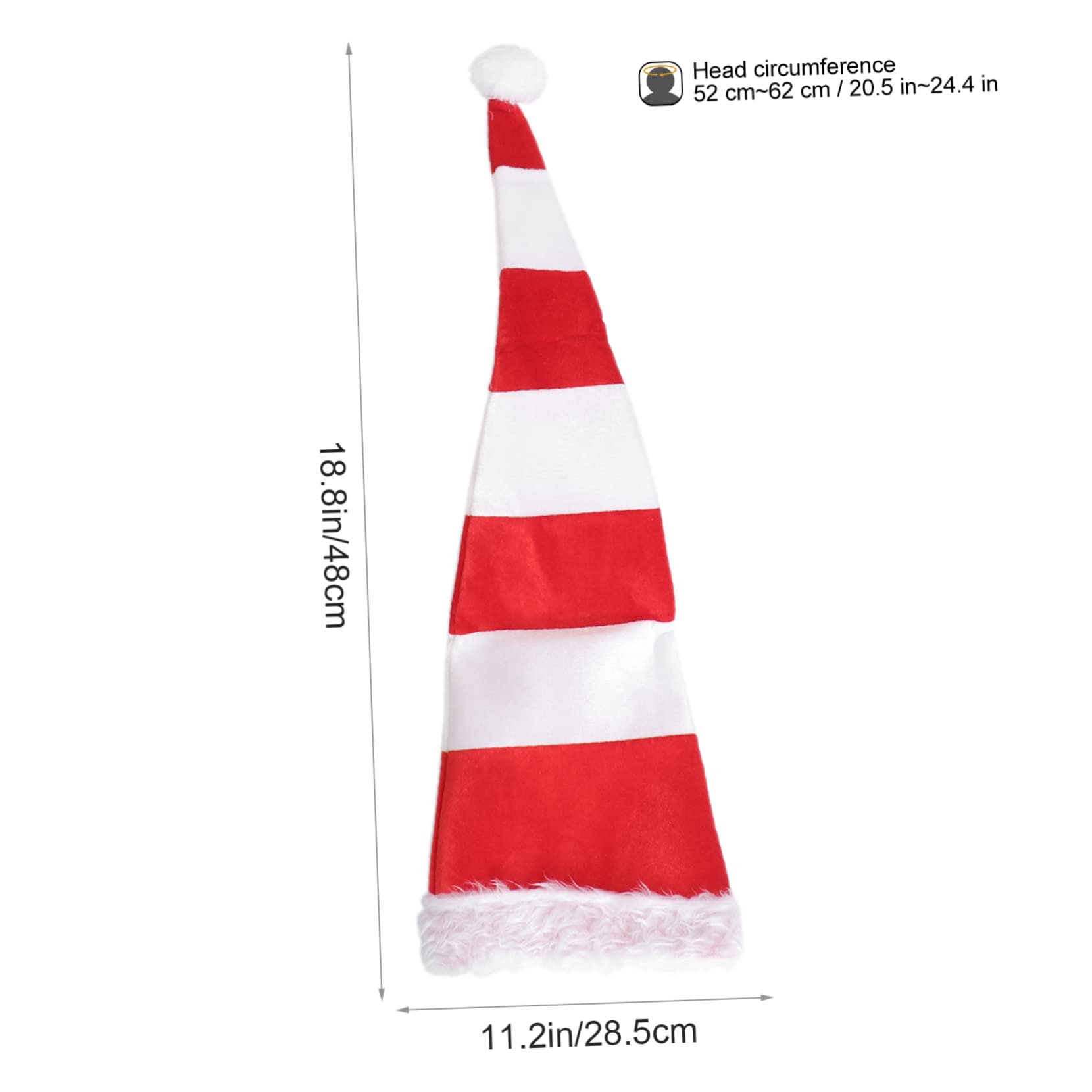 ibasenice 2pezzi Cappello da Elfo di Natale Cappello da Elfo per Feste di Natale per Adulti per Cosplay per Feste