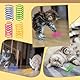 Moosono 60 Stück Bunte Spirale Katzenspielzeug, Interaktives Spielzeug für Katzen, Plastik Spiralen Katzenspielzeug Set, Neuheit Haustier Spielzeug Spiralfedern