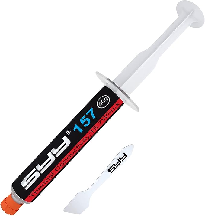 SYY Pasta Térmica, 40g Thermal Paste Nueva actualización Fácil de aplicar de CPU para IC/Procesador/CPU/Todos los Enfriadores con Material de Interfaz Térmica