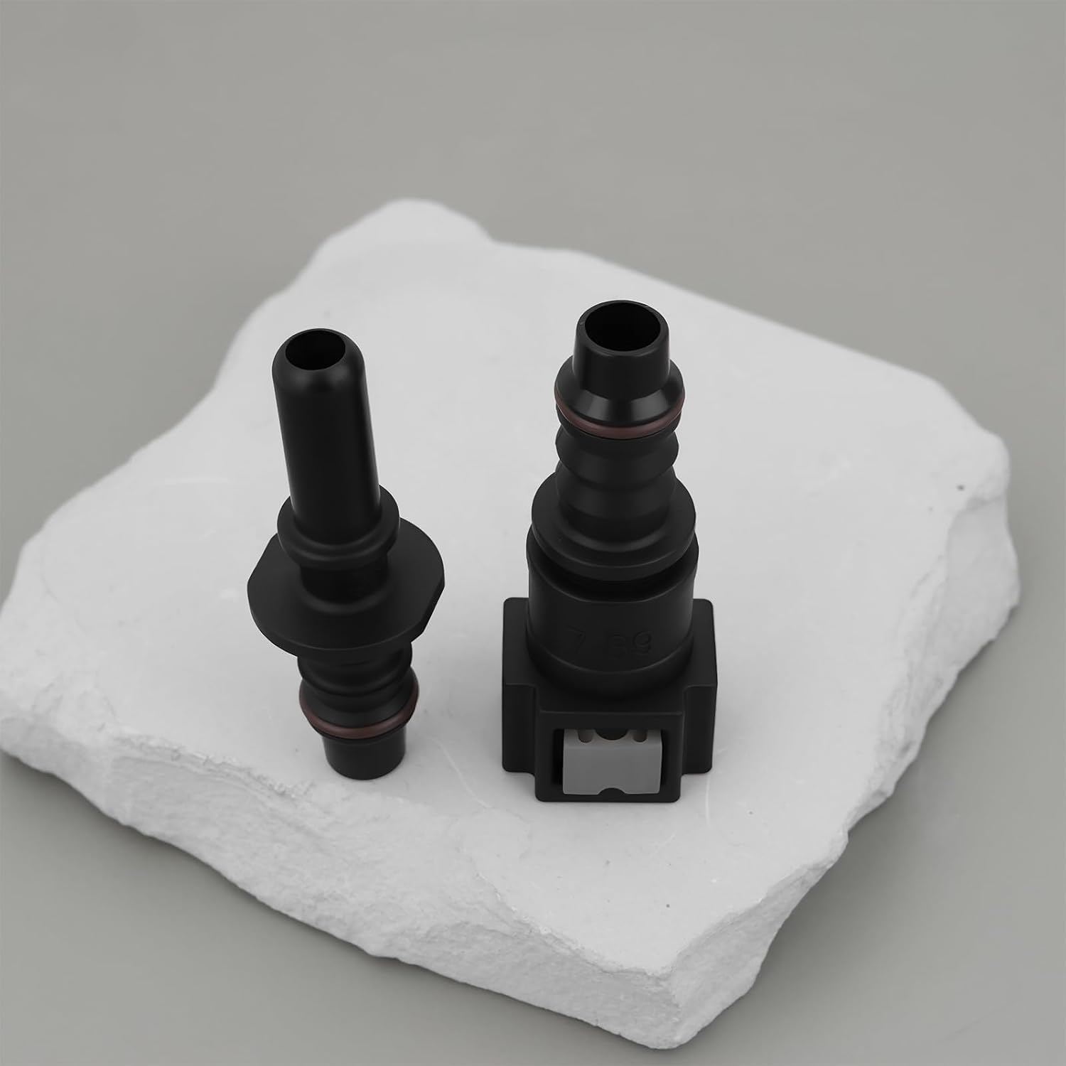 The Lord of the Tools 2 Sets Fuel Line Quick Connector Kit 7.89mm-ID8 Straight Female & Male Each 2pcs