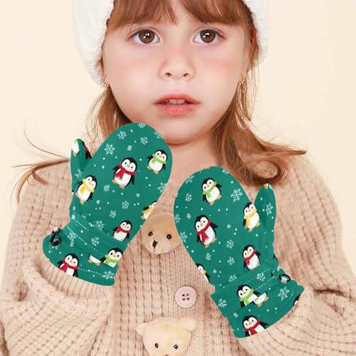 Image of Plaaee Early 1990s Pattern Kids Glove Warm Mitten Winter Favor for Toddler Boys and Girls Children Cold Weather Gloves