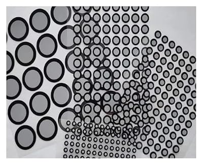 3D Scanning Markers/Dots/Stickers, Reflective Film Marking Point for 3D Scaning and Optical Tracking for Complex Details(Inner 22 Outer 30mm(500))
