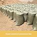 HRhousaen Empty Sandbags, Heavy Duty Woven Polypropylene Sand Bags 15