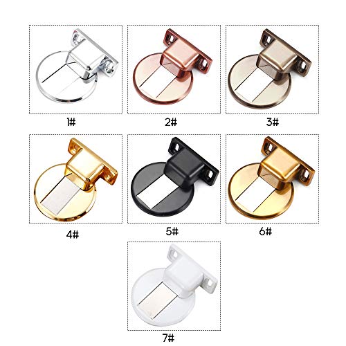 Ajcoflt Rolha de porta de liga de zinco Suporte de porta de sucção de piso de batente de porta