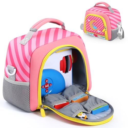 TATAVR Carrying Bag Compatible with Little Tikes Story Machine Books Starter Set, Kids Toys Storage Case with Handle and Shoulder Strap for Little Tikes, Bag for Storybook Audio Play Character