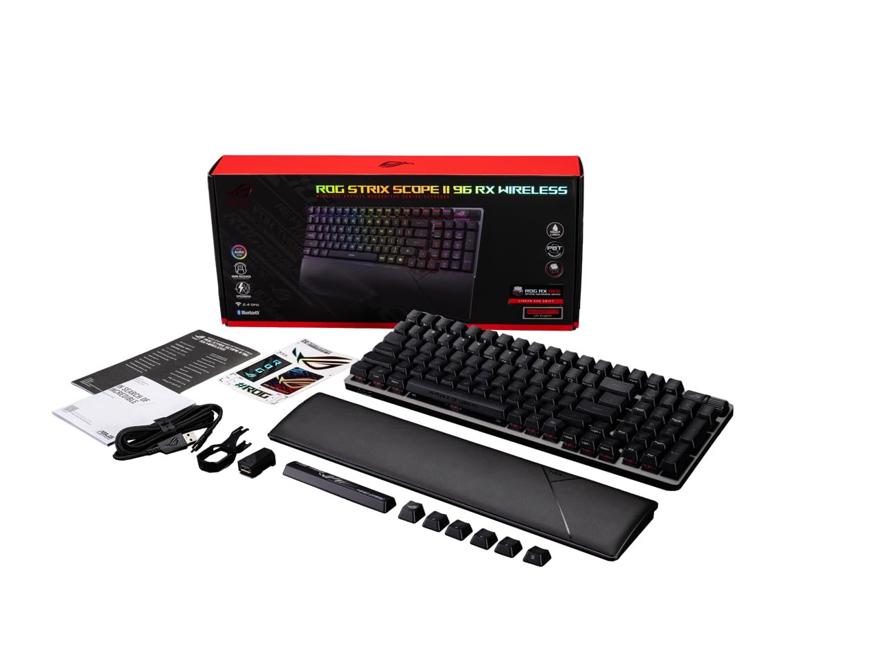 Amazon.com: ASUS ROG Strix Scope II 96 RX Wireless Optical Gaming