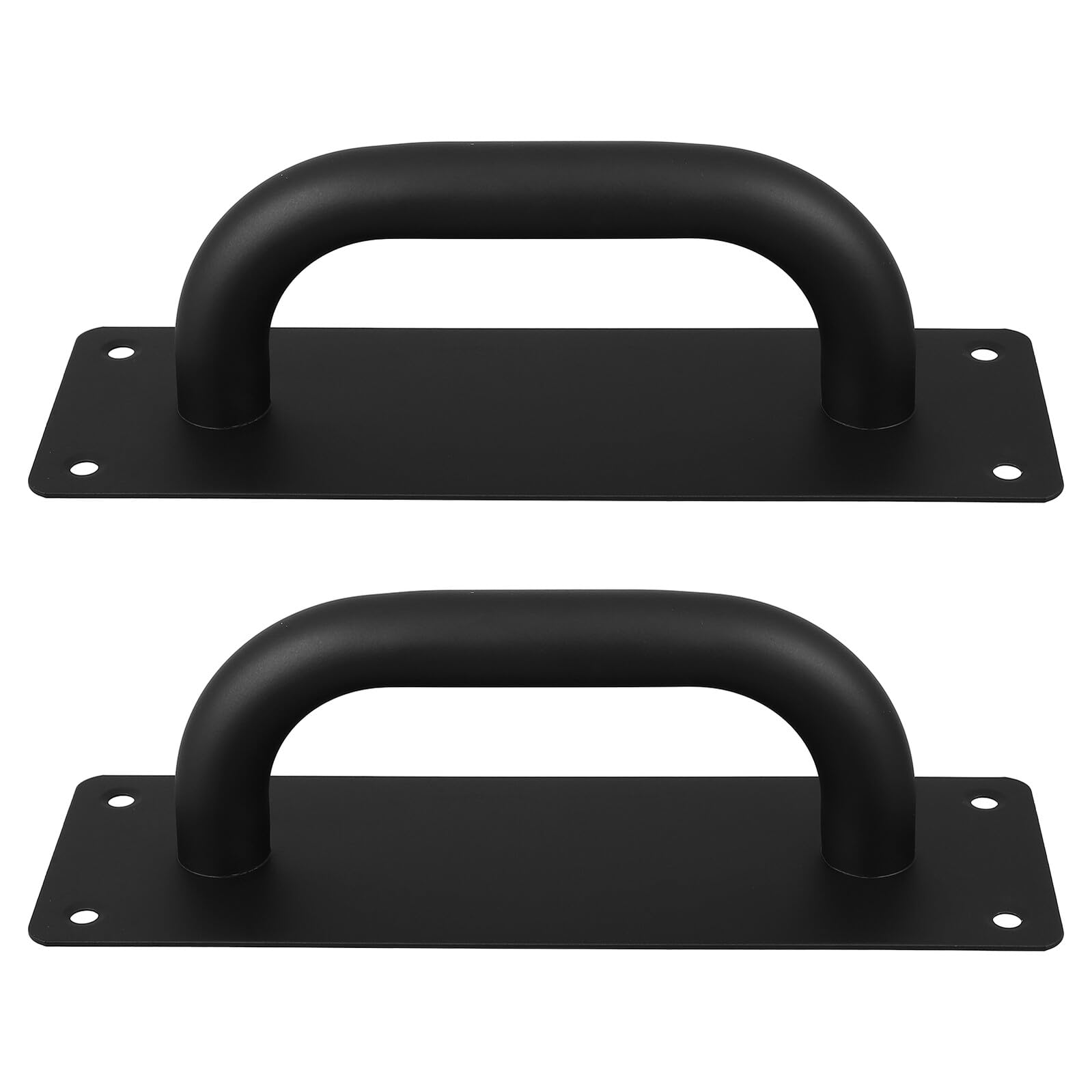 Poignées de poussée et traction Hohopeti lot de 2 en acier inoxydable noir