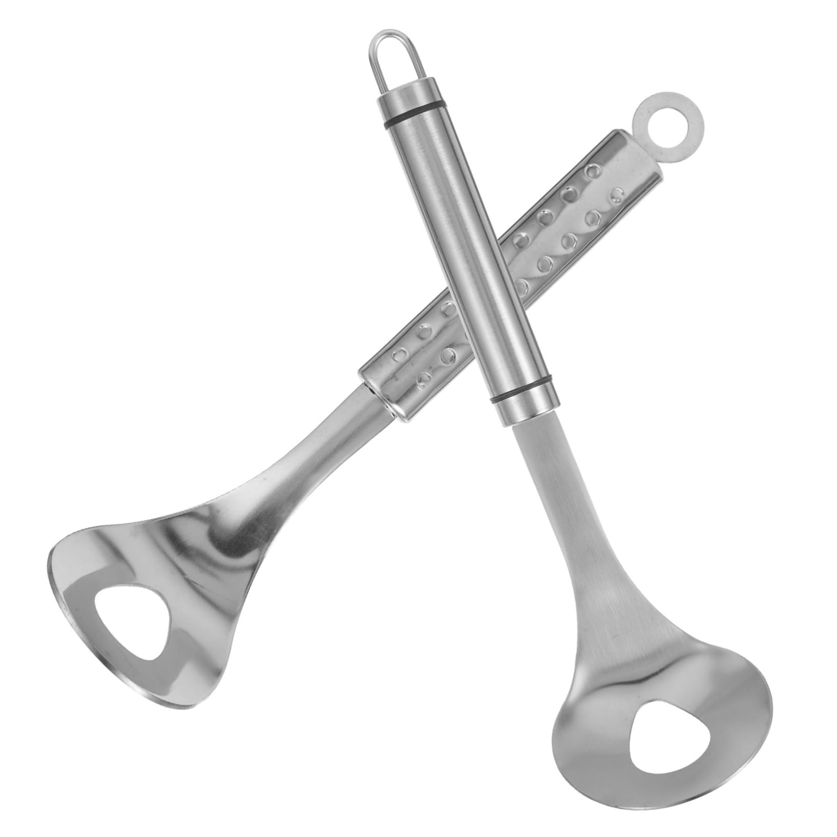 HOLIDYOYO 2pcs Stainless Steel Meatball Maker Tool for Easy Meatball Making Stainless Steel Smooth Edges for Kitchen Use