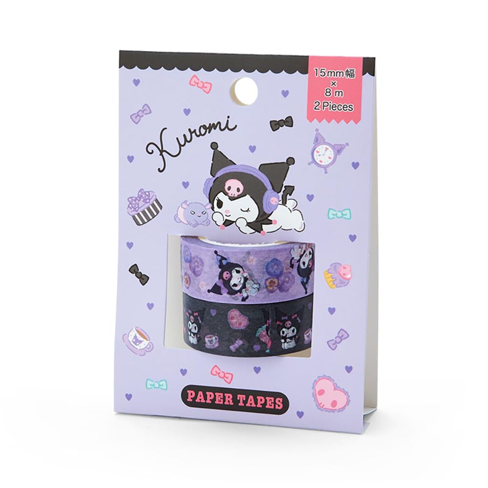 Sanrio Kuromi Paper Tape, Set of 2