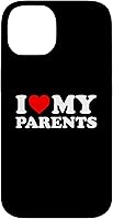 Vista 4 de I Love My Parents - Red Heart Case for iPhone 16