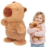Marche et chante : cette peluche interactive chante et coule également. Lorsque vous appuyez sur le bouton sur son pied gauche, il joue de la belle musique et avance. Il a trois chansons, et il vous suffit d'appuyer sur le bouton pour changer de chanson. Cela apportera beaucoup de plaisir aux enfants.