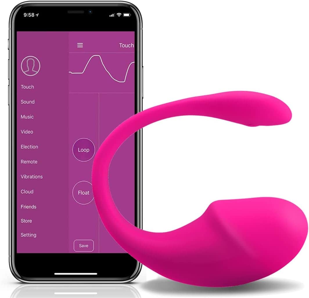 Dîldö,Cônsóladôr Vībrádòr Pārējá con App Contról Rémoto, Clìtòriànò Vîbradórés para Ṃújēr Mando a Distancia Masajeador Mārīposa Invișible Bràgàș Femenin Púñtò Ġ Ṩṵēlo Pēlṿicṓ, 10 Modós de Vîbra