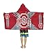 Northwest Ohio State Buckeyes NCAA Cross Out Youth Hooded Micro Fiber Towel 22 x 51 Inches