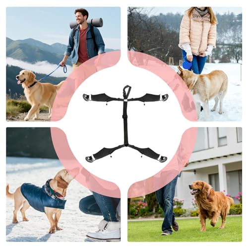 Hosenträger für Canini-Stiefel, wasserdicht, verstellbar, für Haustiere, Leggings, Hundeschuhe mit Hosenträgern für den Winter, Schnee, Regen, Wandern und Reisen