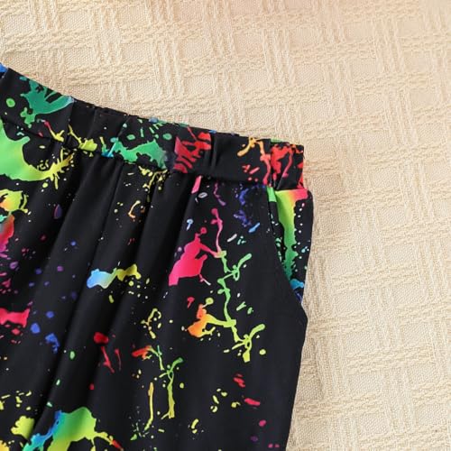 Image of Tween Girl Clothes 2 Piece Outfit Summer Short Sleeve Top + Jogger Pants Spring Fall Clothing Set Size 4-14 Years