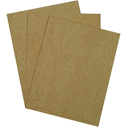 Partners Brand PCP8511 Chipboard Pads, 8 1/2" x 11", Kraft (Pack of 960)