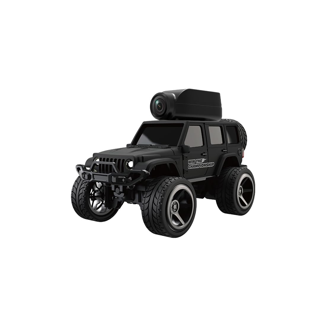 Verticronx RC Off Road Car, 1/64 Scale FPV 2.4GHz Mini RC Car with Camera APP Control, High Low Speed Mode Hobby Vehicle for Indoor (Black)