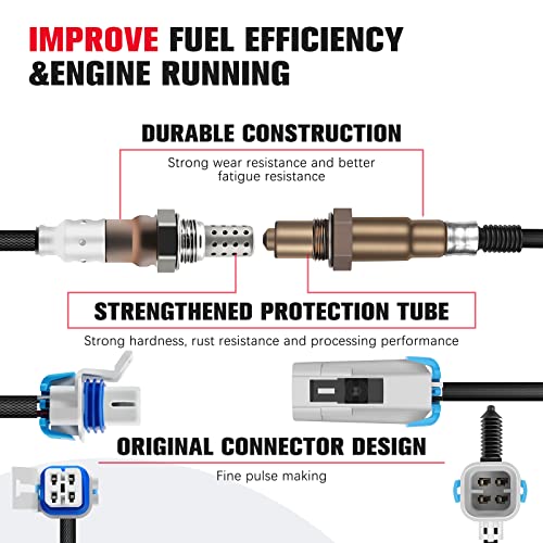 Qijiauto Automotive O2 Oxygen Sensor 213-4229 234-4668 Upstream And Downstream Compatible With For Buick Allure 2005 2006 2007 2008 2009 For Buick Enclave 2008 #TOP3