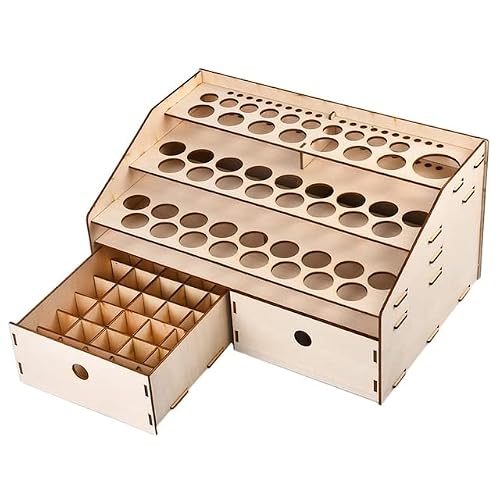 Wood organizer for crafts