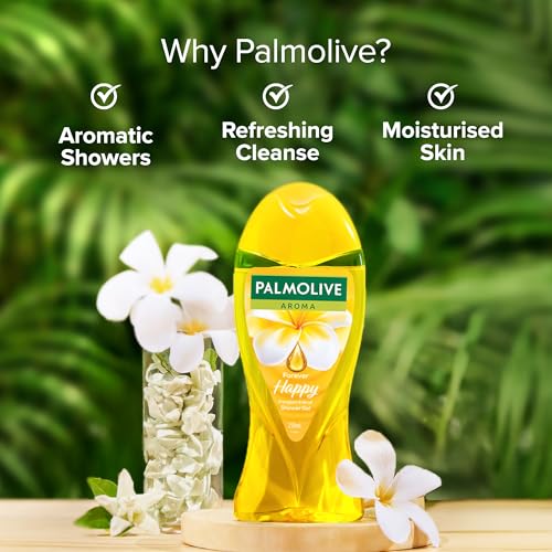 Image of Palmolive Frangipani & Neroli Aroma Forever Happy Body Wash | Mood boosting fragrance | Natural moisturization | For soft skin | No paraben & silicone, pH balanced, Body Wash 250ml