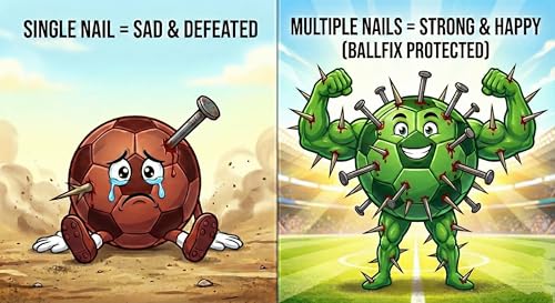 Image of Football Puncture Repair Kit - Advanced Liquid Sealant for Football, Basketball & Volleyball - Fixes Puncture & Bladder Leaks Instantly (No Tools Required) Fixes 3 Balls (3 Balls)