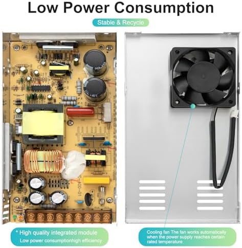 Zasilanie 12V 30A transformator AC 110/220V DC 12V 30A 360W do komputerów, światła LED