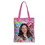 Material de alta calidad Disney Luna Star Bolso Shopper Rosa 32x38x5 cms Poliéster