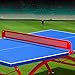 LVLDAWA Table Tennis Net, Outdoor Table Tennis Red Metal Iron Grid, Pingpong Countertop Separator for Courtyard, Park (Color : Red, Size : 153x14cm-1pcs)