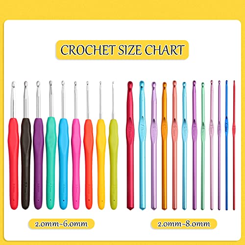 Crochet Hook Set Knitting Needles (Summer Flower) - Thumbnail 2
