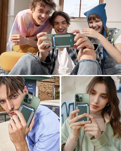 image for HiWe for MagSafe Wallet, Strongest Magnetic Wallet for iPhone 16/15/14